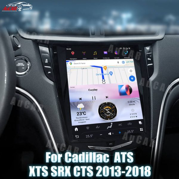 2013-2018 Cadillac Escalade ATS XTS SRX CTS 10.4" Android 13 CarPlay