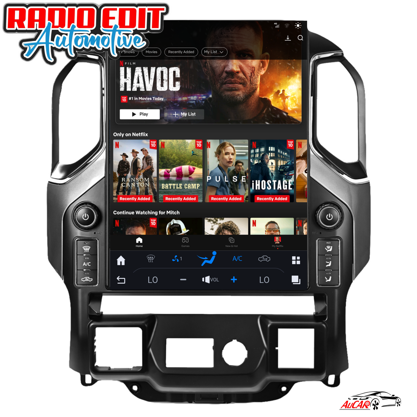 2019-2024 Chevrolet Silverado GMC Sierra Tesla Vertical Screen 15.6" CarPlay GPS Radio