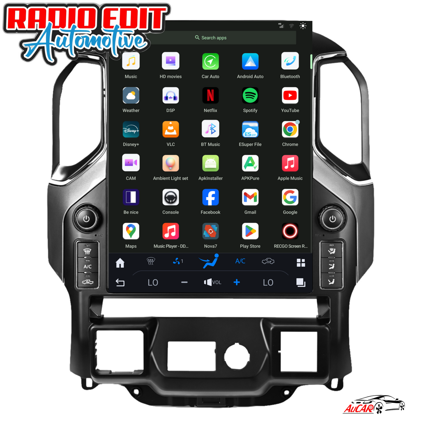 2019-2024 Chevrolet Silverado GMC Sierra Tesla Vertical Screen 15.6" CarPlay GPS Radio