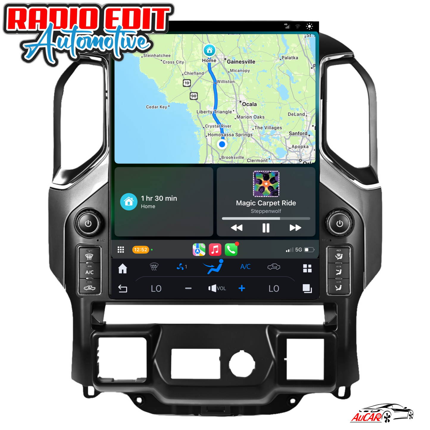 2019-2024 Chevrolet Silverado GMC Sierra Tesla Vertical Screen 15.6" CarPlay GPS Radio