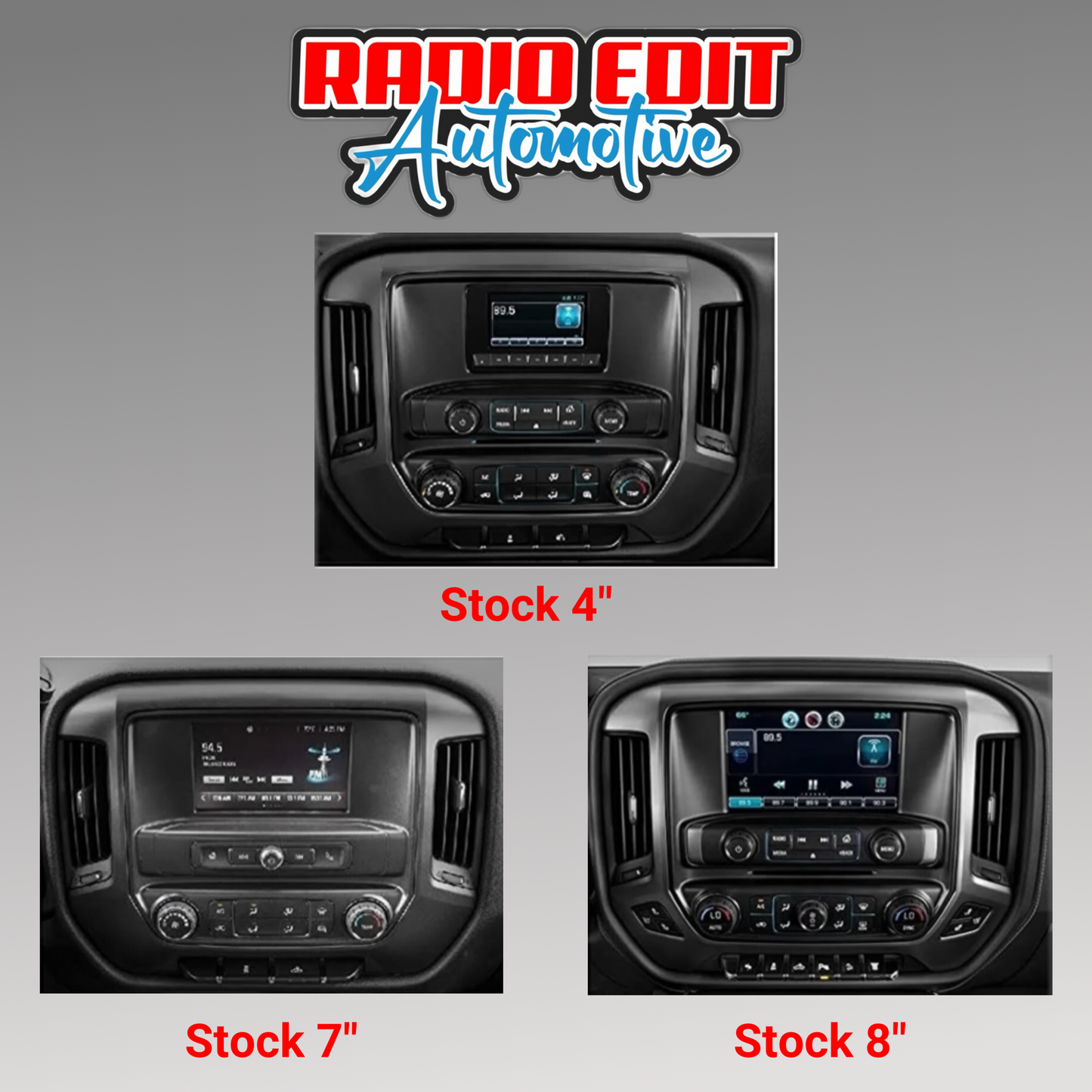 2014-2019 Silverado Sierra AuCar Tesla Screen 15.6" Android 13 CarPlay
