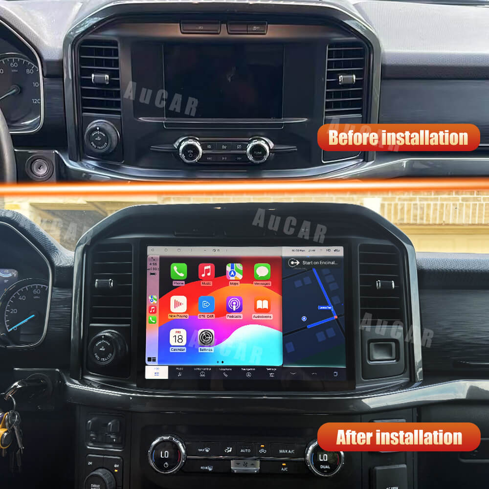 2020+ Ford F150 F250 F350 F450 Tesla Screen 13" CarPlay GPS Radio 128G