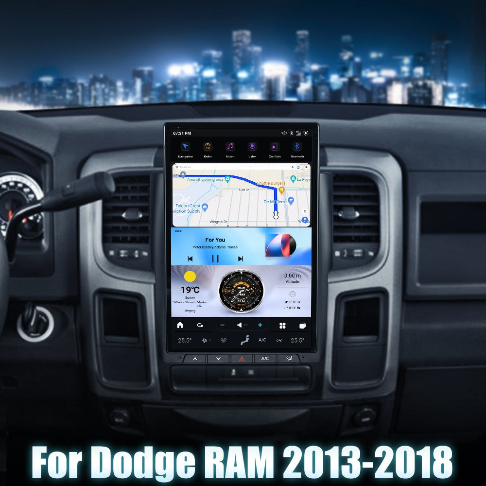 2013-2022 RAM 1500/2500/3500/4500 AuCar Tesla Android 13 14.4