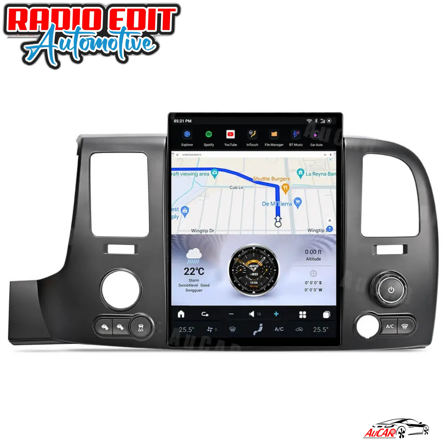 2007-2013 Chevrolet Silverado GMC Sierra Android 13 Tesla Style Vertical Screen 14" CarPlay GPS Radio (Copy)