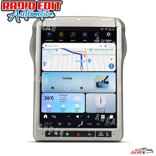 2010-2016 F250 F350 F450 F550 F650 AuCar Tesla Screen 12.1" Android 13 CarPlay V2