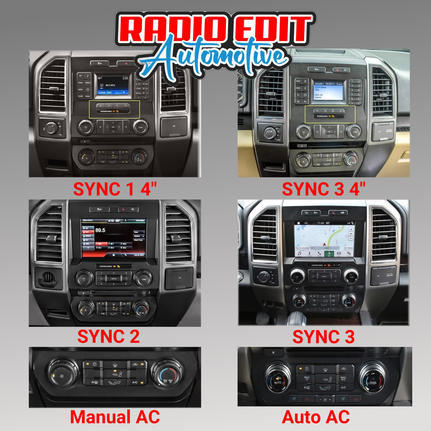2015-2022 Ford F150 F250 F350 F450 Tesla Vertical Screen 17"" CarPlay GPS Radio 128G