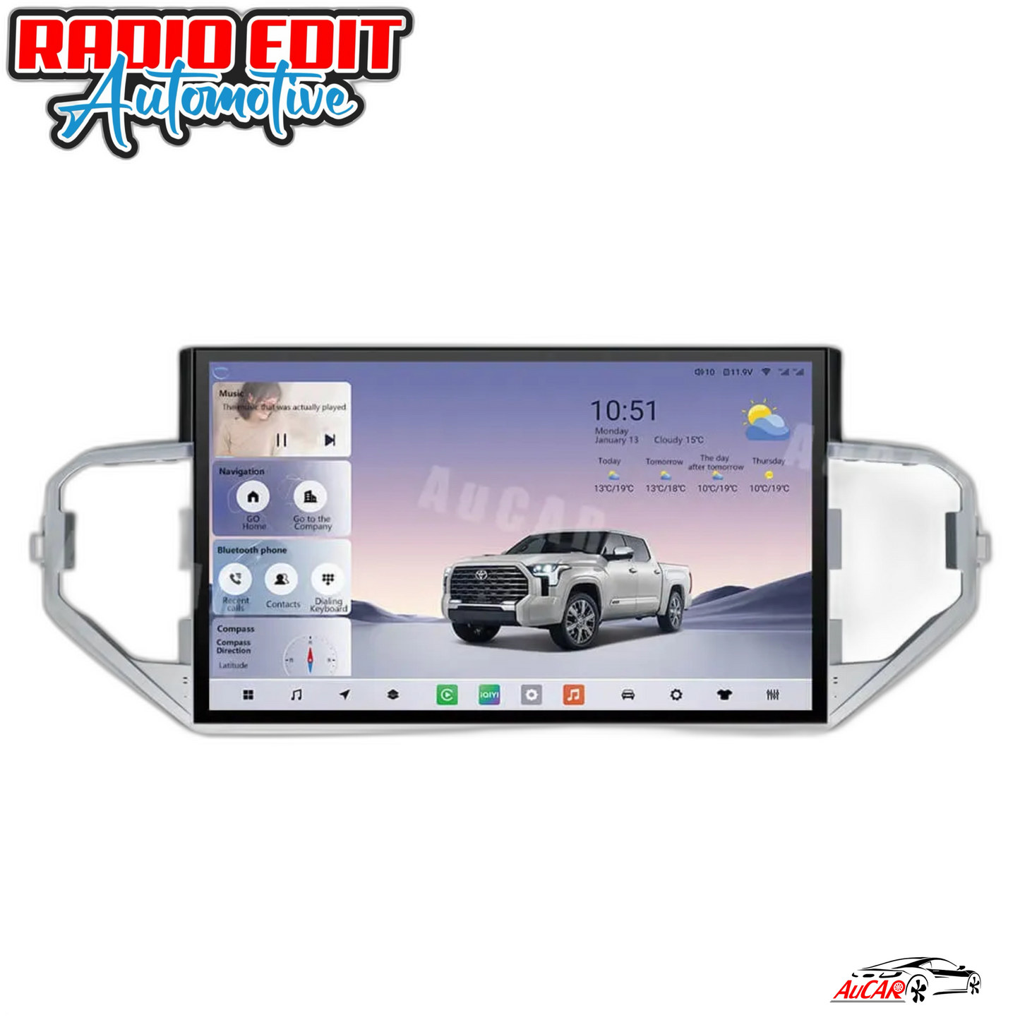 2022-2024 Toyota Tundra 14.6" Tesla Screen CarPlay