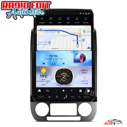 2015-2022 Ford F150 F250 F350 F450 Tesla Vertical Screen 17"" CarPlay GPS Radio 128G
