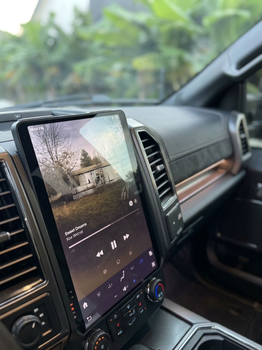 2015-2022 Ford F150 F250 F350 F450 Tesla Vertical Screen 14.4" CarPlay GPS Radio 128G