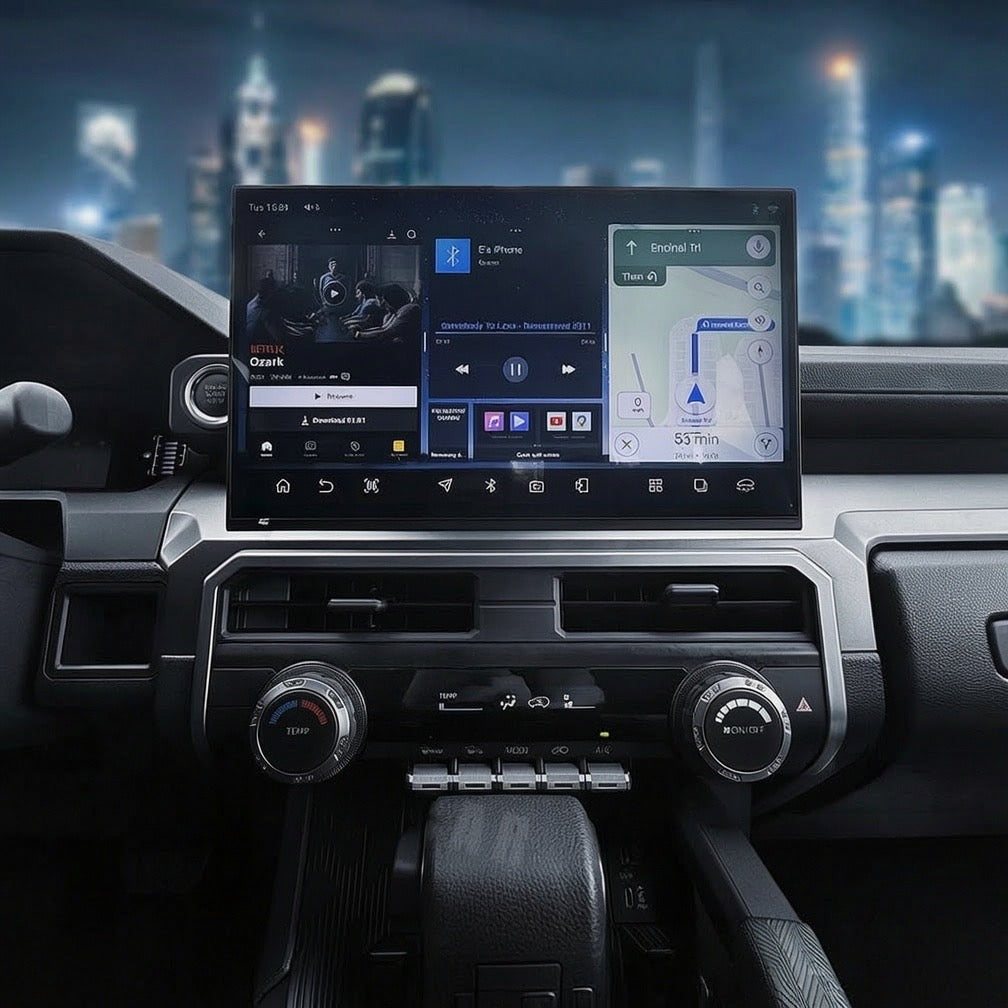2025-2026 Toyota 4Runner Android 14 Tesla Style Horizontal Screen 16" CarPlay GPS Radio