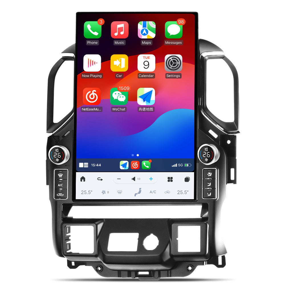 2019-2025 Chevrolet Silverado GMC Sierra Android 14 Tesla Style Vertical Screen 17.2" CarPlay GPS Radio LED Knobs