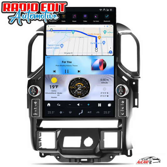 2019-2025 Chevrolet Silverado GMC Sierra Android 14 Tesla Style Vertical Screen 17.2" CarPlay GPS Radio LED Knobs