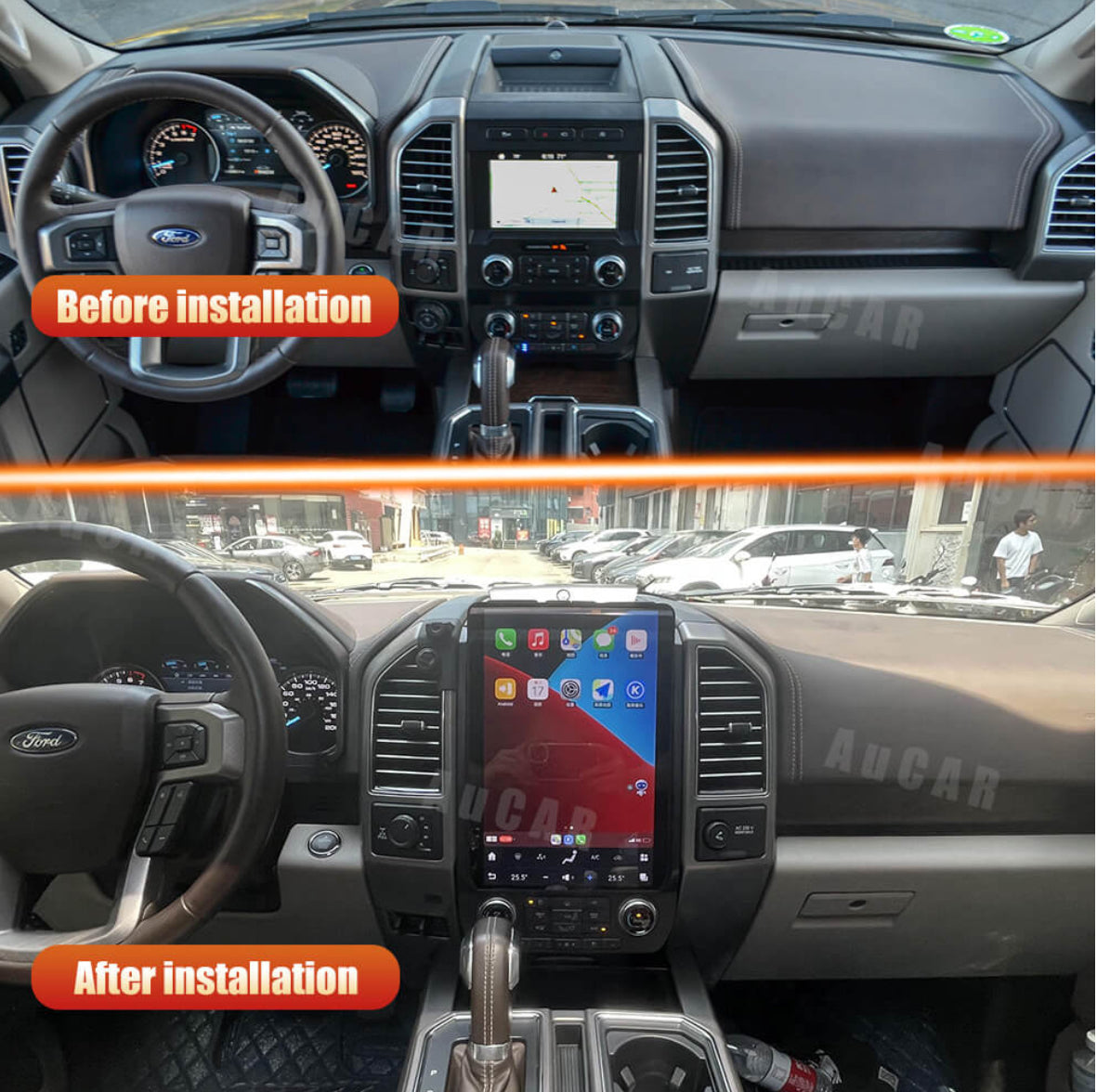 2018-2021 Ford Expedition 14.5" Tesla Screen Android 13 CarPlay