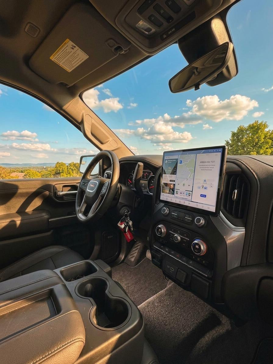2019-2026 Chevrolet Silverado GMC Sierra Android 14 Tesla Style Horizontal Screen 13" CarPlay GPS Radio PREORDER