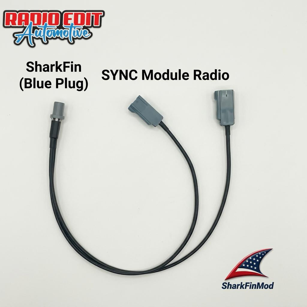 2015-2022  F150 F250 F350 SharkFinMod Adapter Radio Edit Automotive