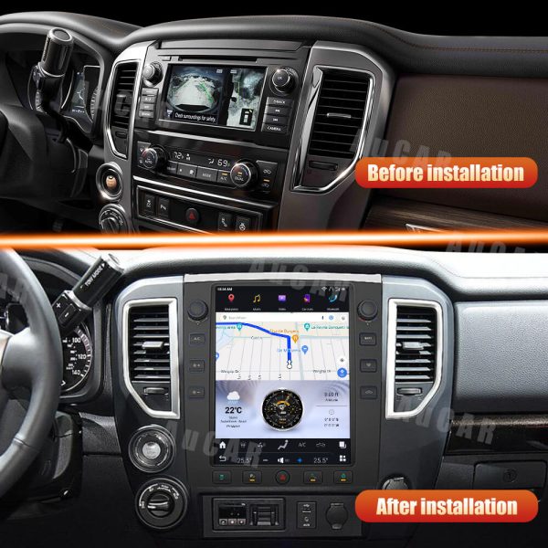 2016-2019 Nissan Titan 12.1" Tesla Screen CarPlay