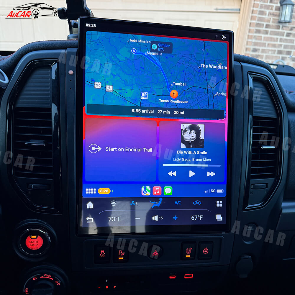 2020-2024 Nissan Titan 15.6" Tesla Screen CarPlay